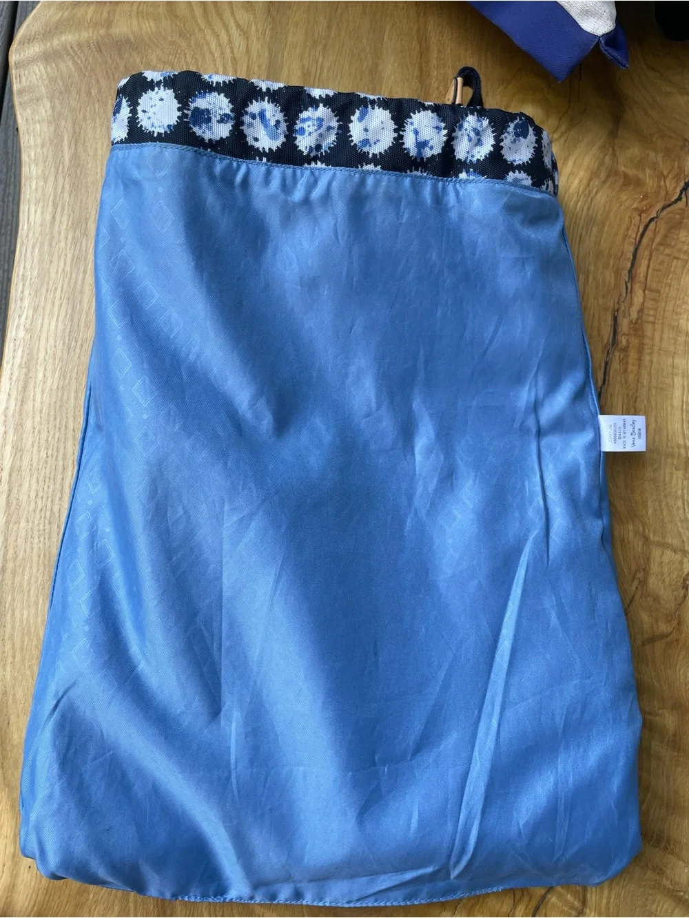 Vera Bradley Navy and Light Blue Dot-Print  Backpack